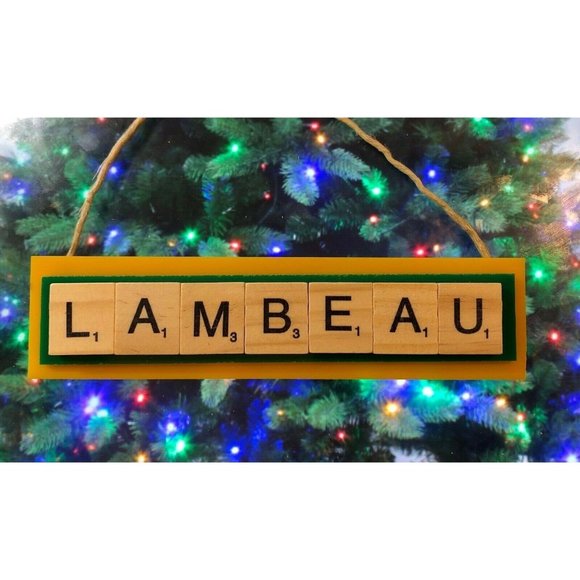 Holiday Lambeau Field Green Bay Packers Frozen Tundra Christmas Ornament Scrabble Tiles Poshmark